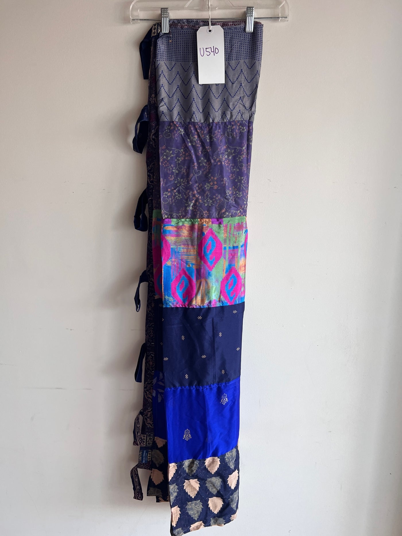 Recycled Silk Sari Panel Curtain U540