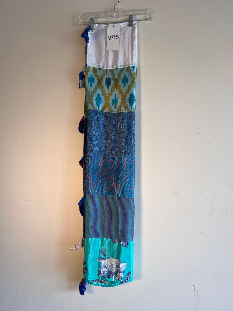 Recycled Silk Sari Panel Curtain U235