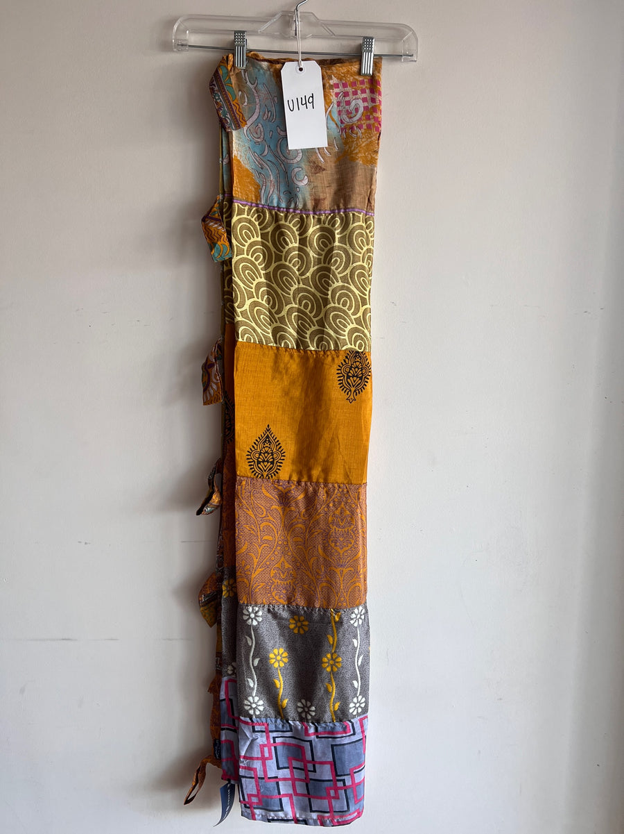 Recycled Silk Sari Panel Curtain U149