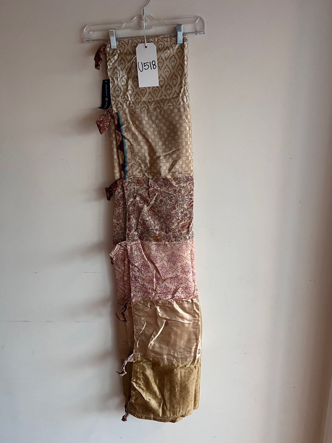 Recycled Silk Sari Panel Curtain U518