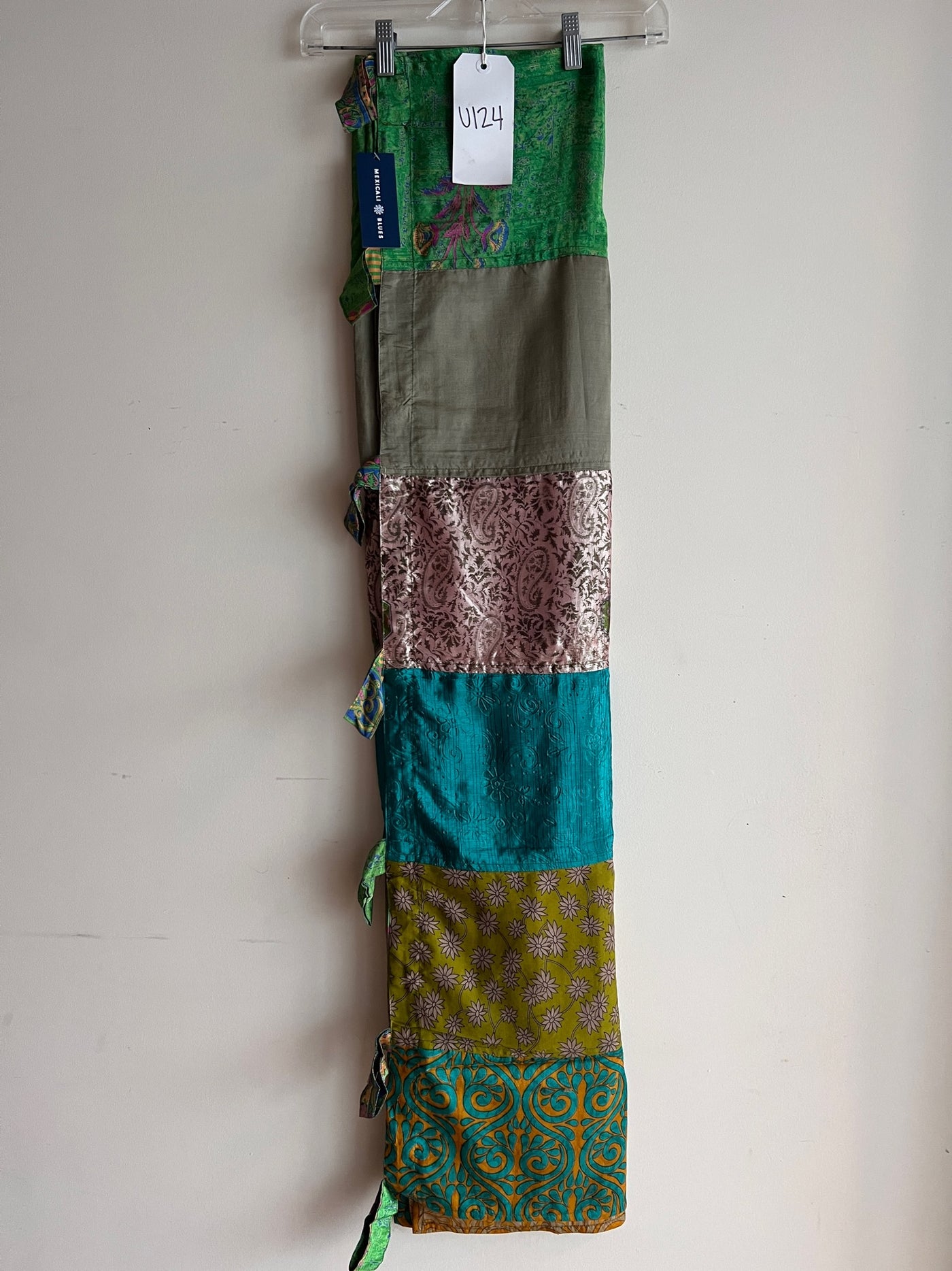 Recycled Silk Sari Panel Curtain U124