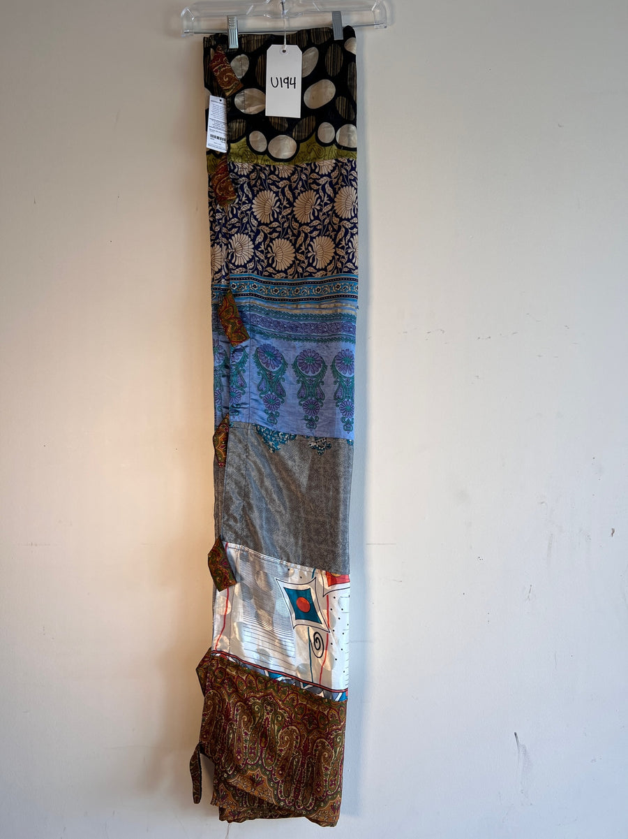 Recycled Silk Sari Panel Curtain U194