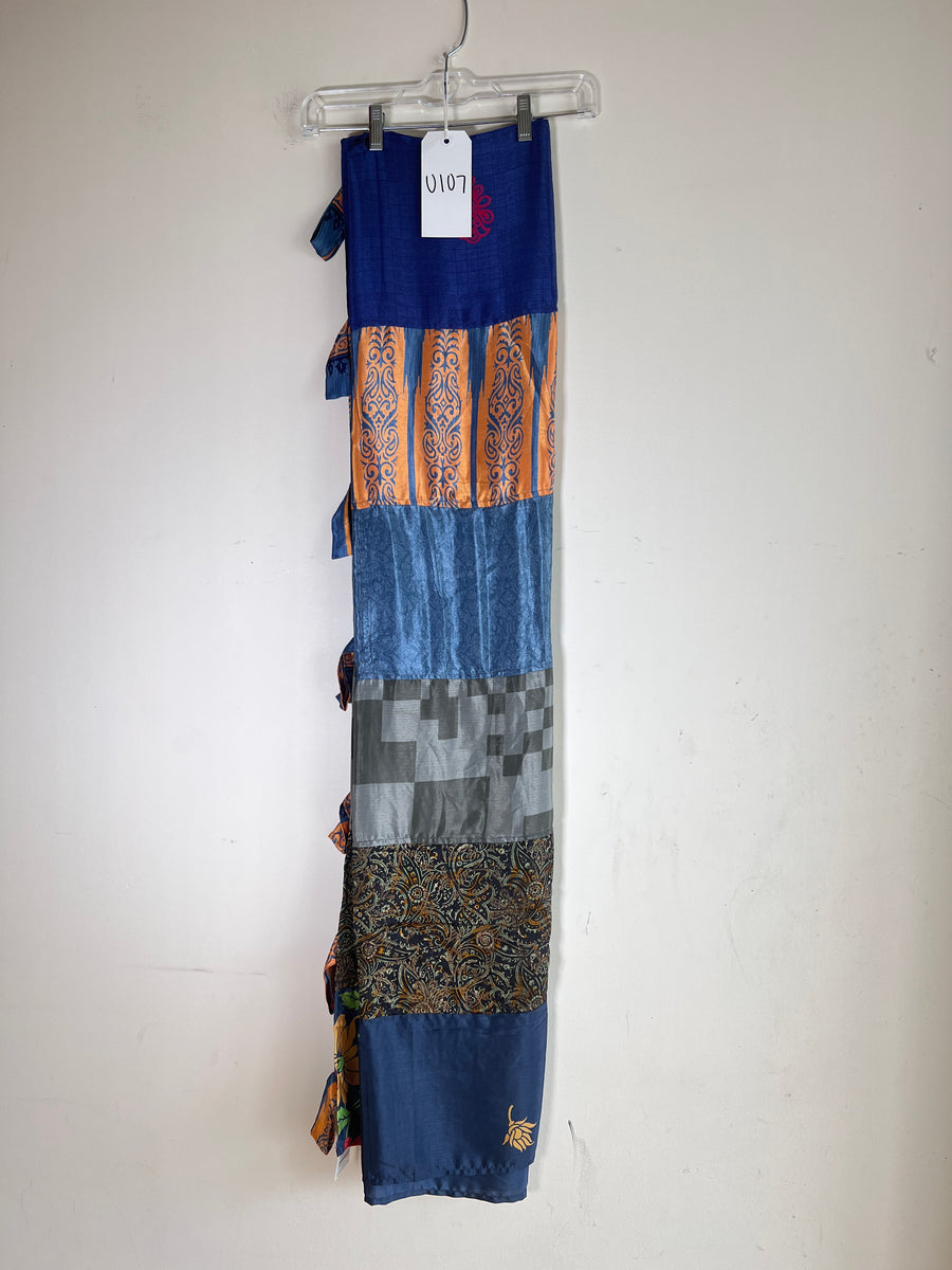 Recycled Silk Sari Panel Curtain U107