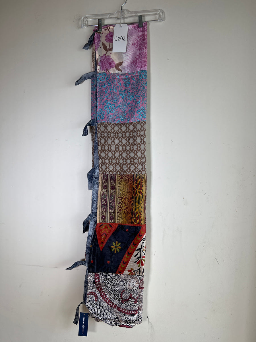 Recycled Silk Sari Panel Curtain U202