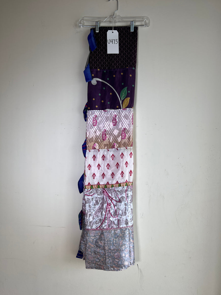 Recycled Silk Sari Panel Curtain U473