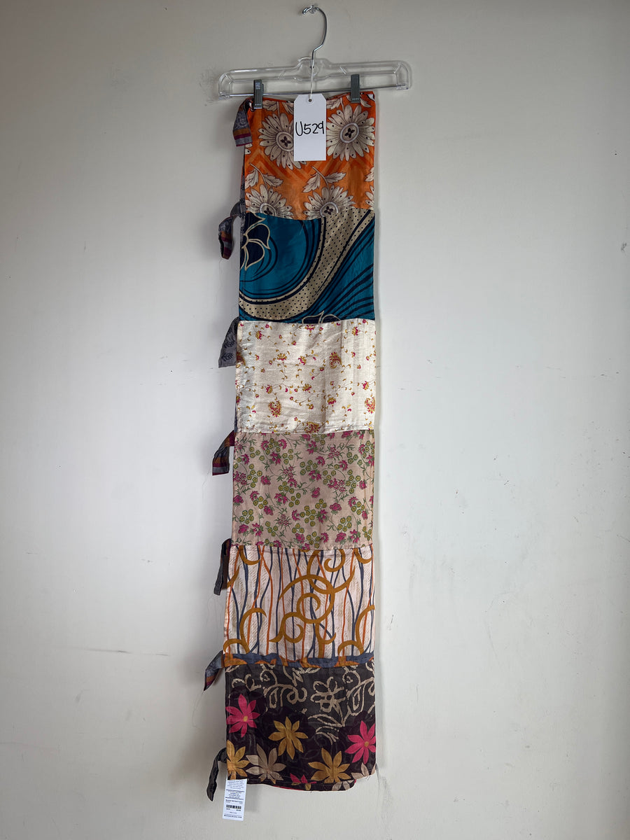 Recycled Silk Sari Panel Curtain U529