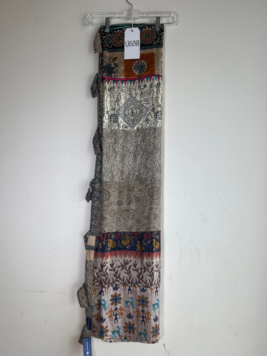 Recycled Silk Sari Panel Curtain U538