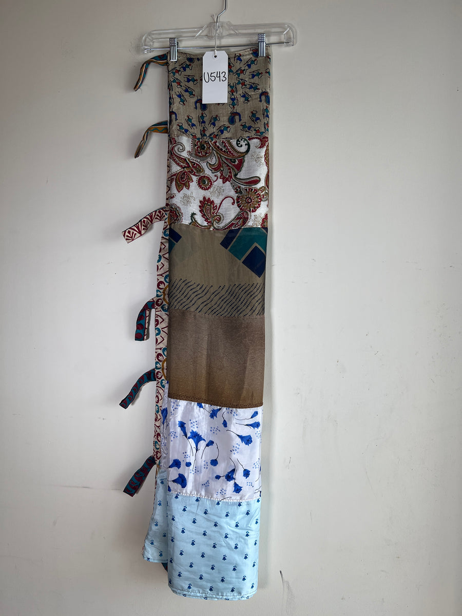 Recycled Silk Sari Panel Curtain U543