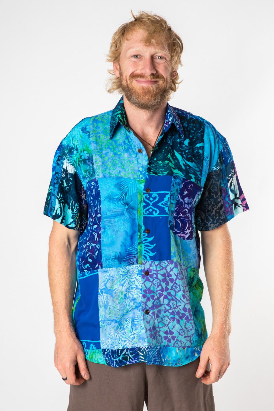 Patchwork Party Batik Shirt