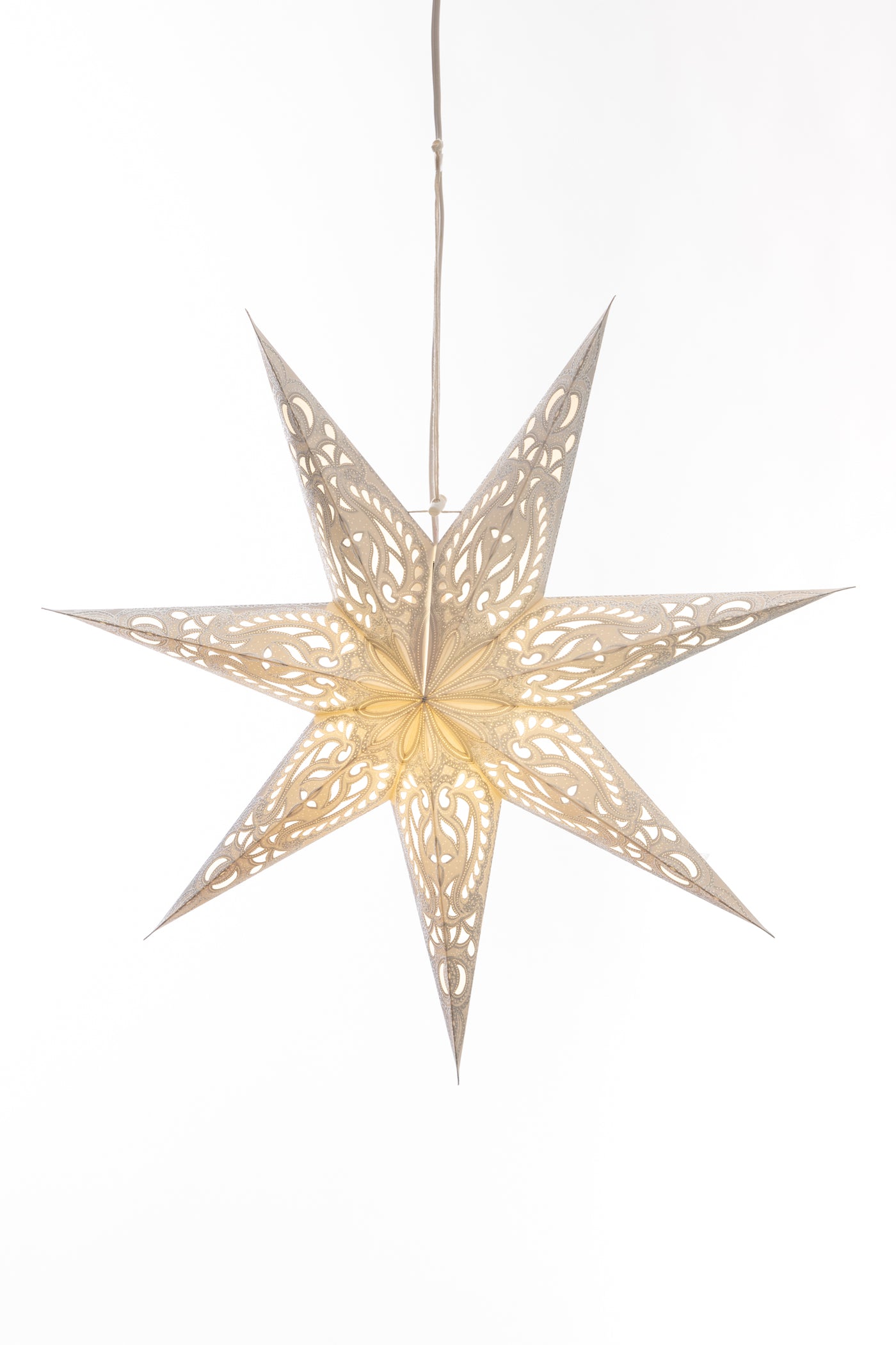  Paper Star Lantern Decoration (Cosmic White 7-Point