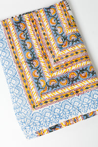 Provincial Block Print Tablecloth