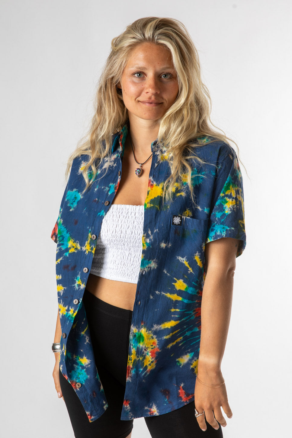 Mexicali Unisex Tie Dye Button Down