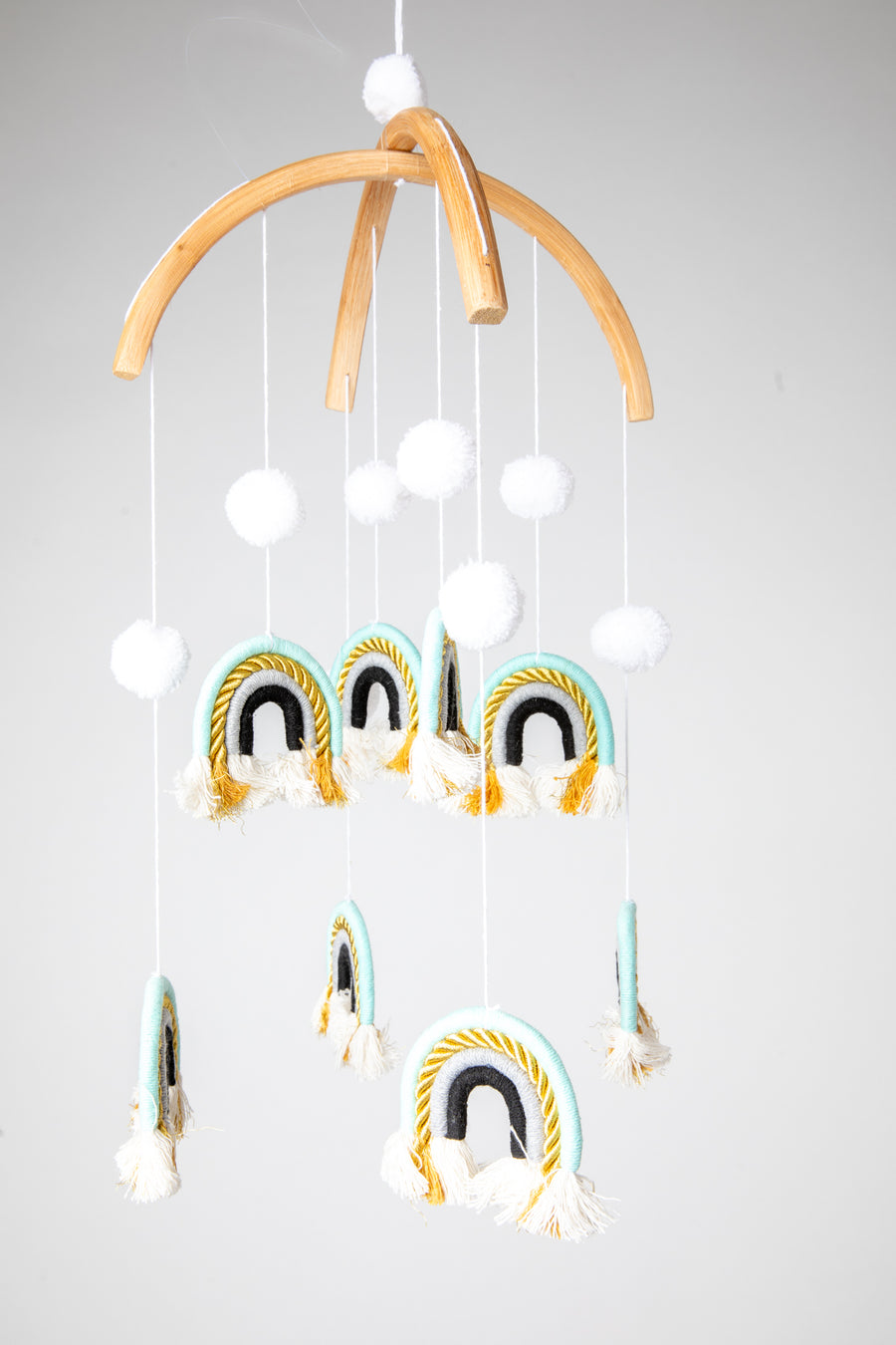 Woven Rainbow Mobile