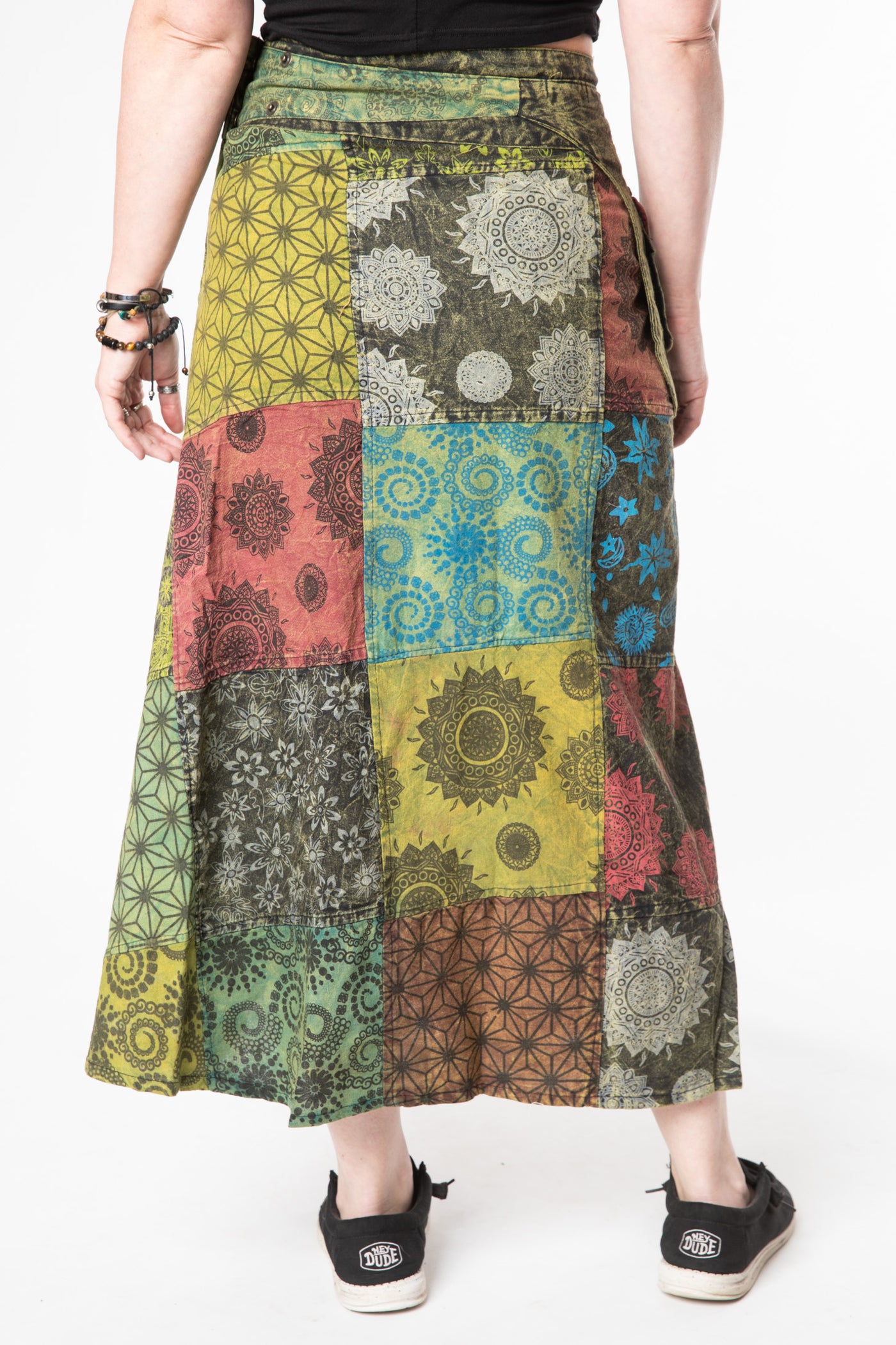 Kapasa Festival Patchwork Maxi Skirt