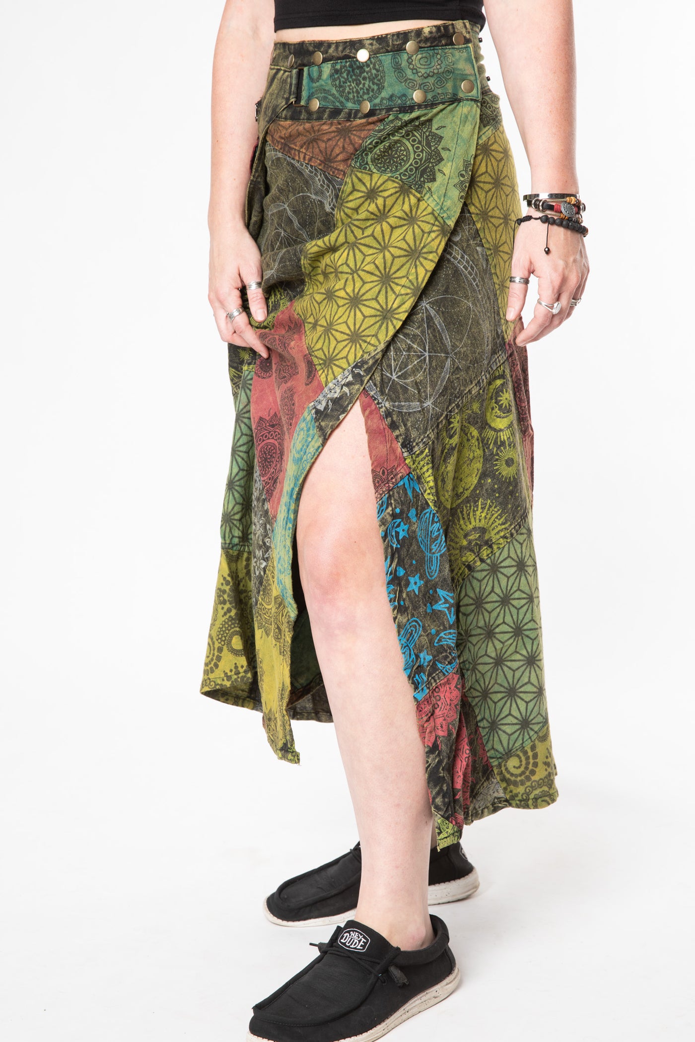 Kapasa Festival Patchwork Maxi Skirt