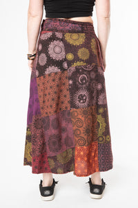 Kapasa Festival Patchwork Maxi Skirt