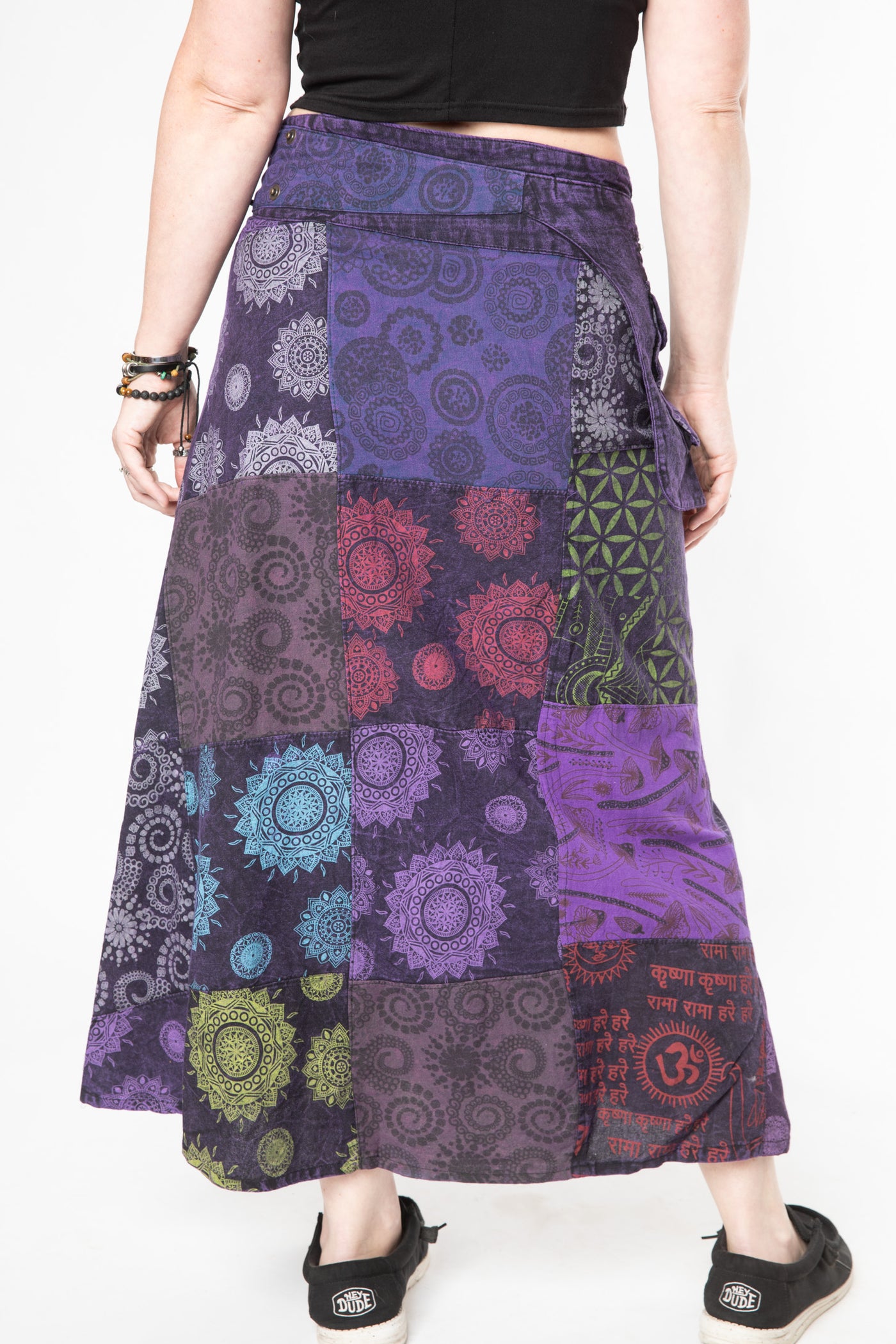 Kapasa Festival Patchwork Maxi Skirt