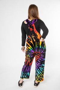 Rosalie Velour Tie Dye Overalls