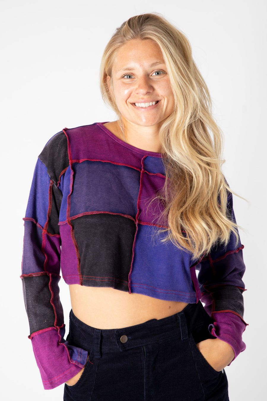 Didi Patchwork Crop Top