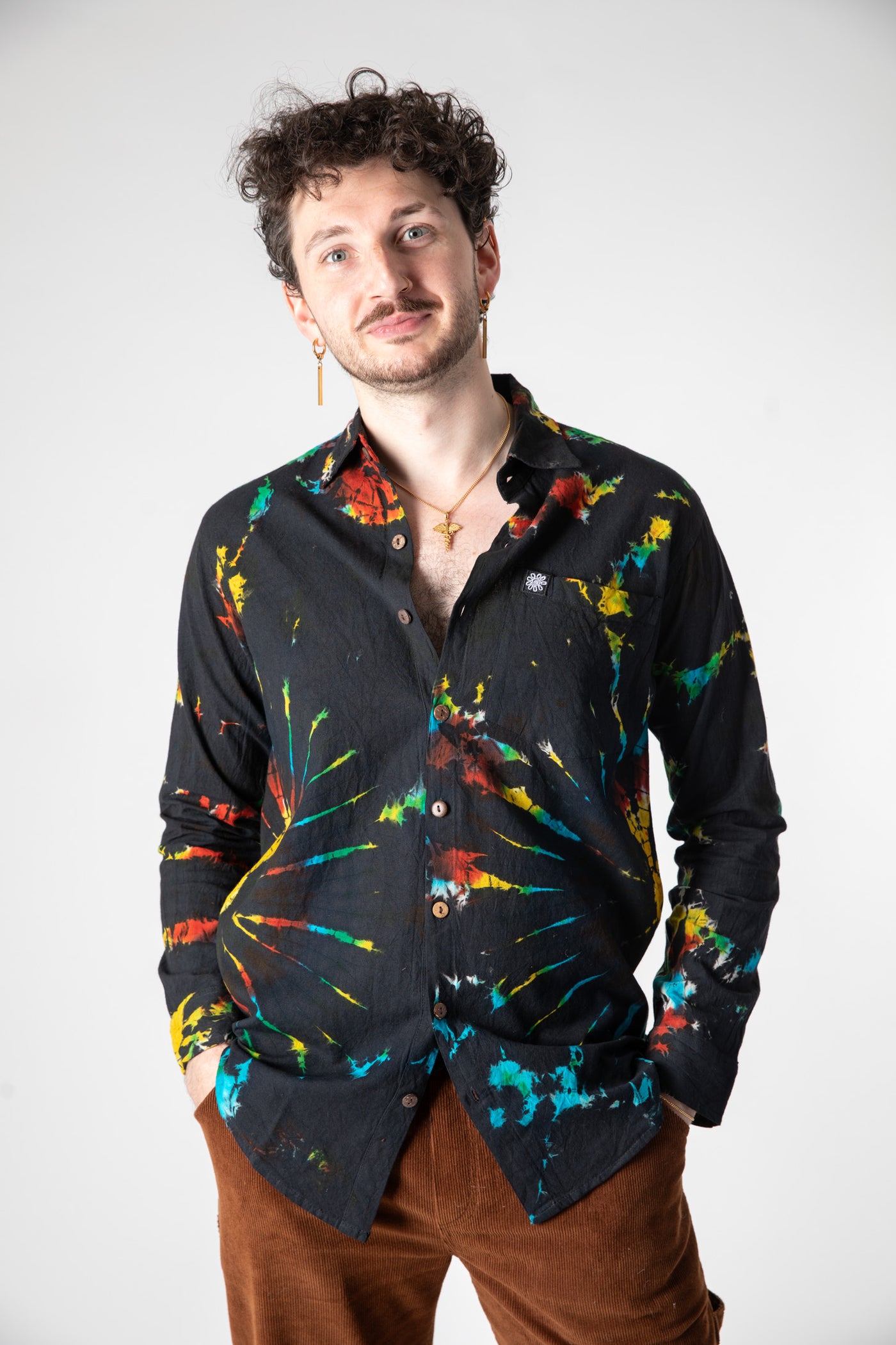 Dai Tie Dye Dress Shirt