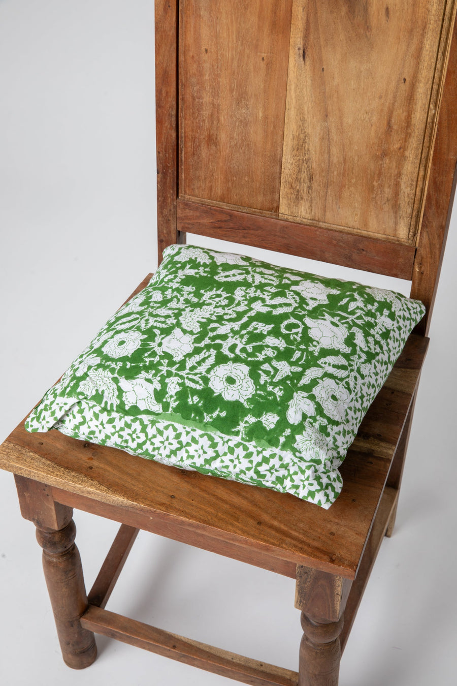 Block Print Throw Pillow