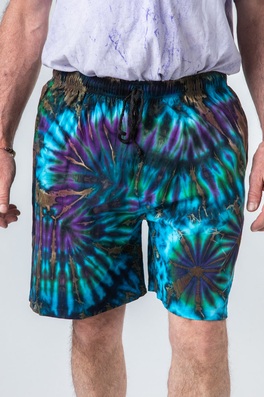 Cotton Tie Dye Mens Shorts