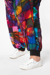 Jum Jum Patchwork Unisex Tie Dye Harem Pants