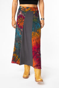 Mudmee Tie Dye Panel Skirt