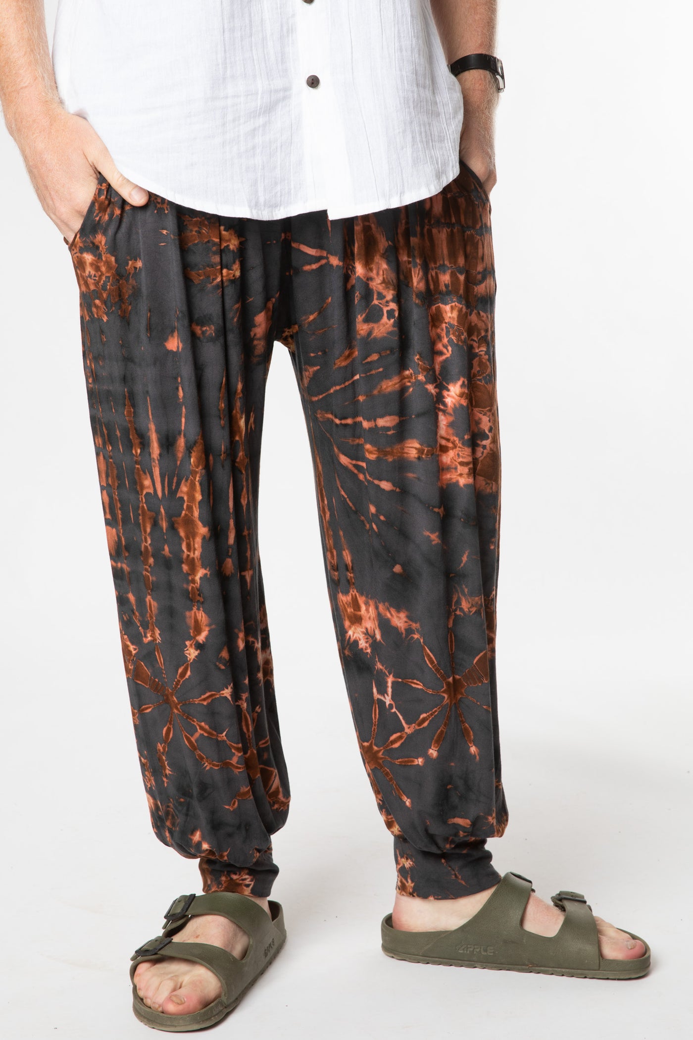 Soeng Jum Jum Unisex Tie Dye Harem Pants