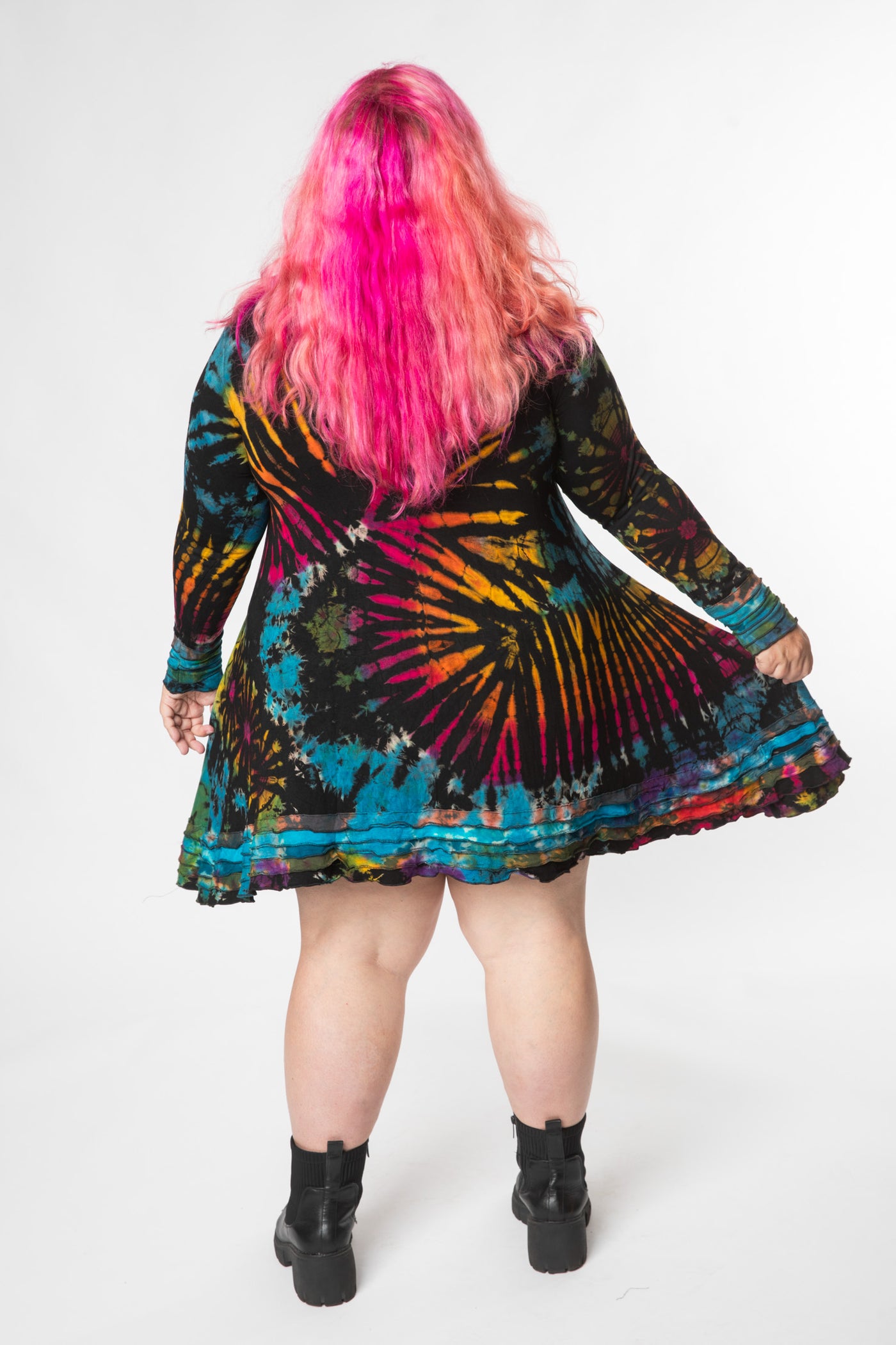 Althea Begonia Tie Dye Dress