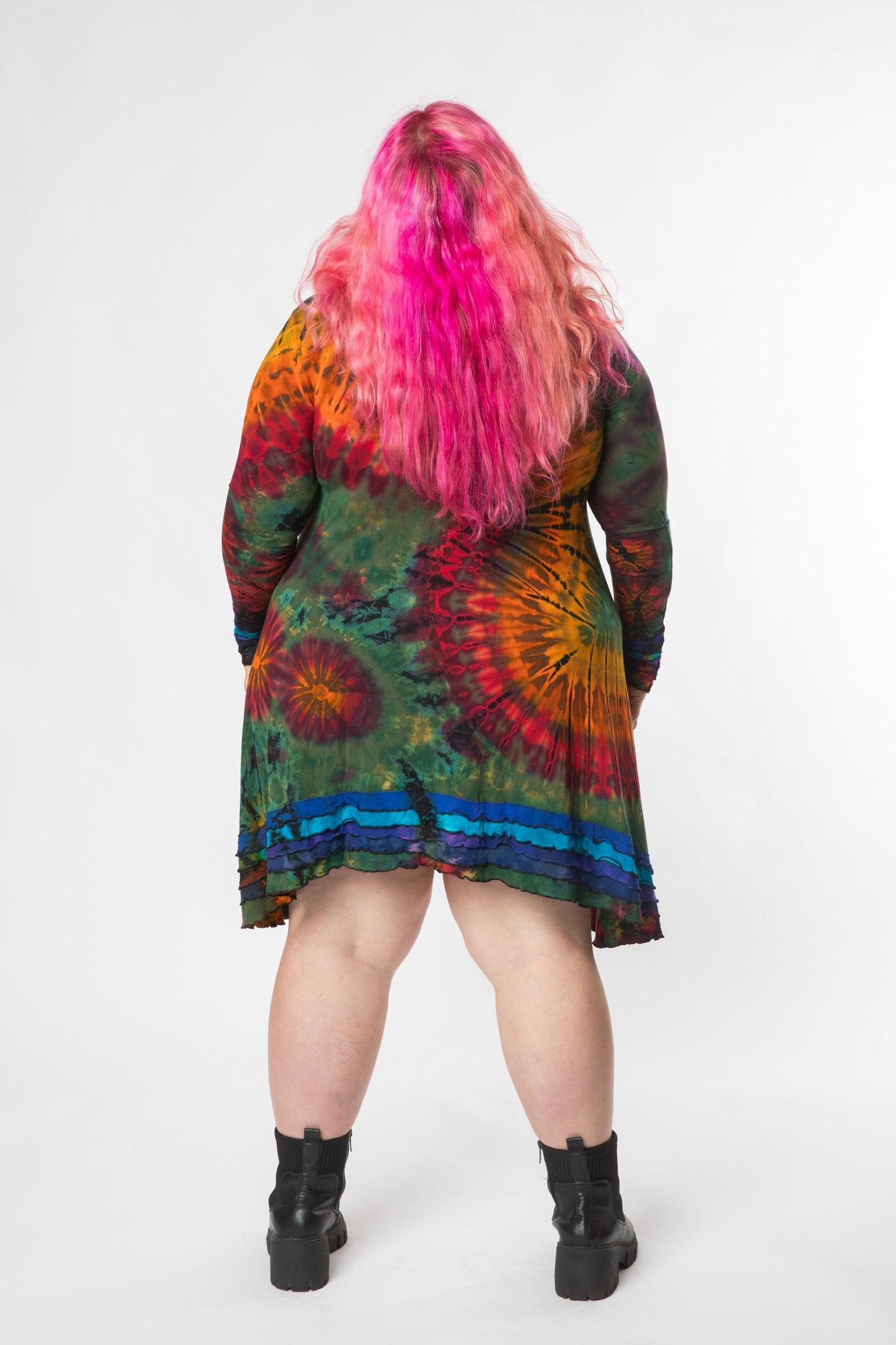 Althea Begonia Tie Dye Dress