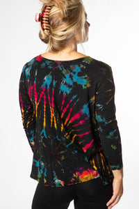 Ahana Tie Dye Long Sleeve Shirt