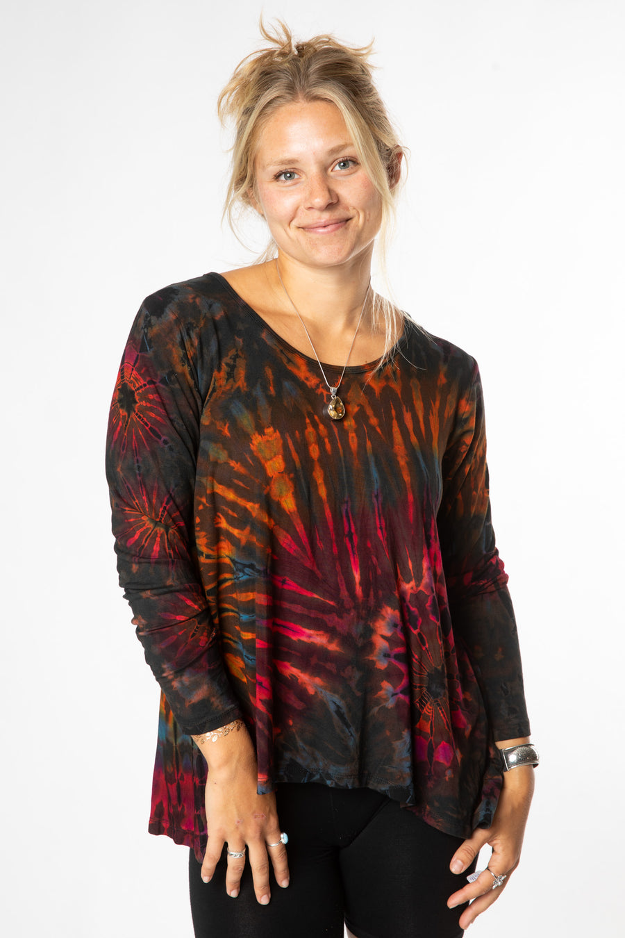 Ahana Tie Dye Long Sleeve Shirt