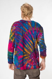 Jai Long Sleeve Unisex Tie Dye T-Shirt