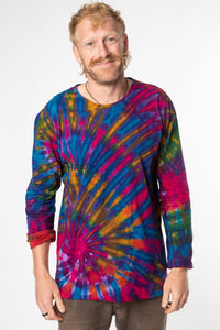 Jai Long Sleeve Unisex Tie Dye T-Shirt