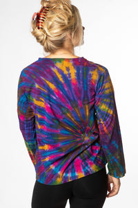 Jai Long Sleeve Unisex Tie Dye T-Shirt