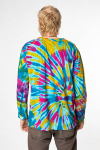 Jai Long Sleeve Unisex Tie Dye T-Shirt