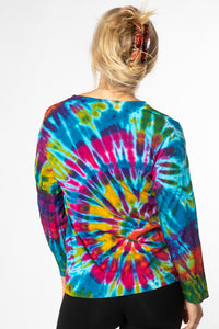 Jai Long Sleeve Unisex Tie Dye T-Shirt