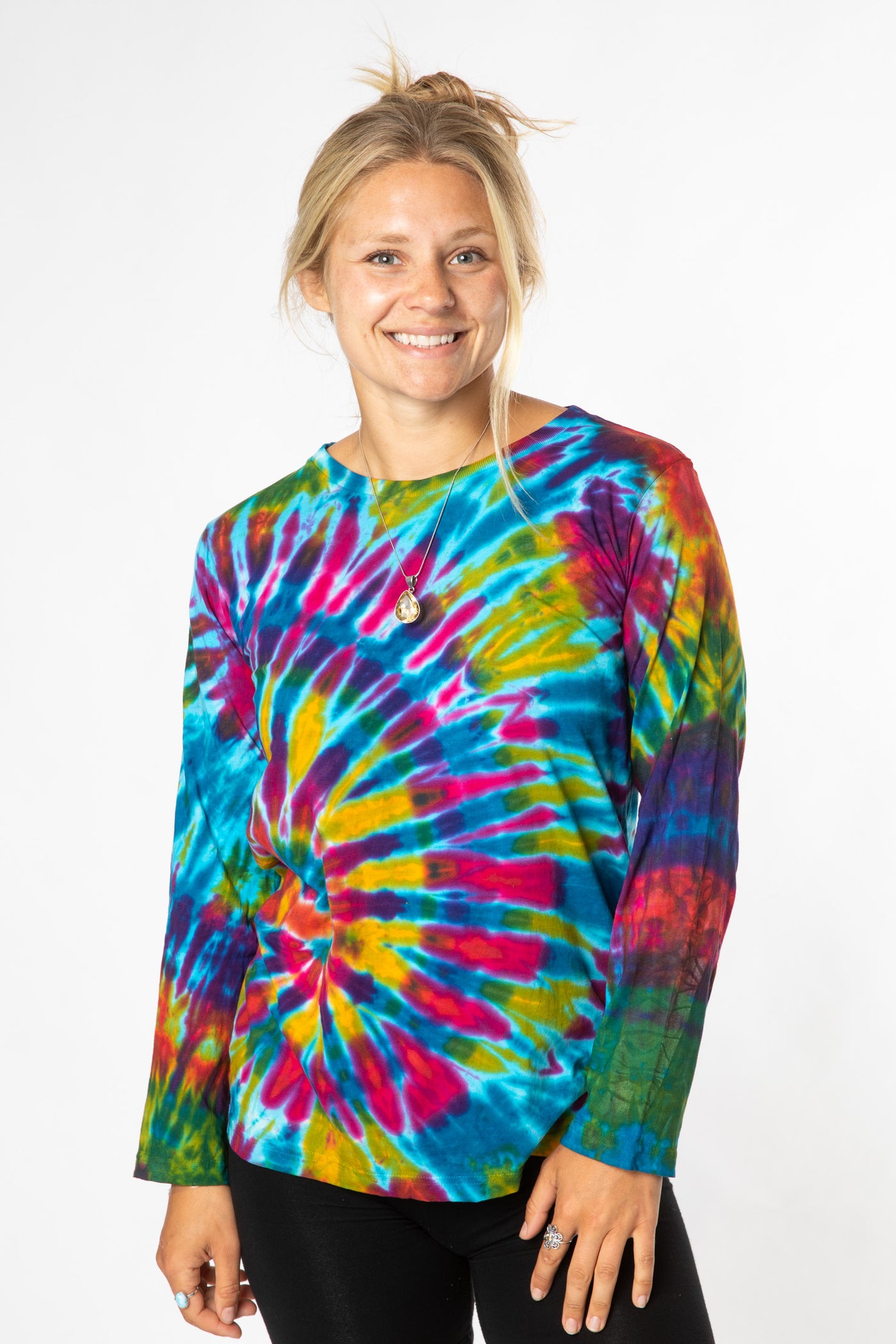 Jai Long Sleeve Unisex Tie Dye T-Shirt