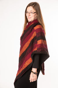 Kambala Fleece Lined Blanket Poncho