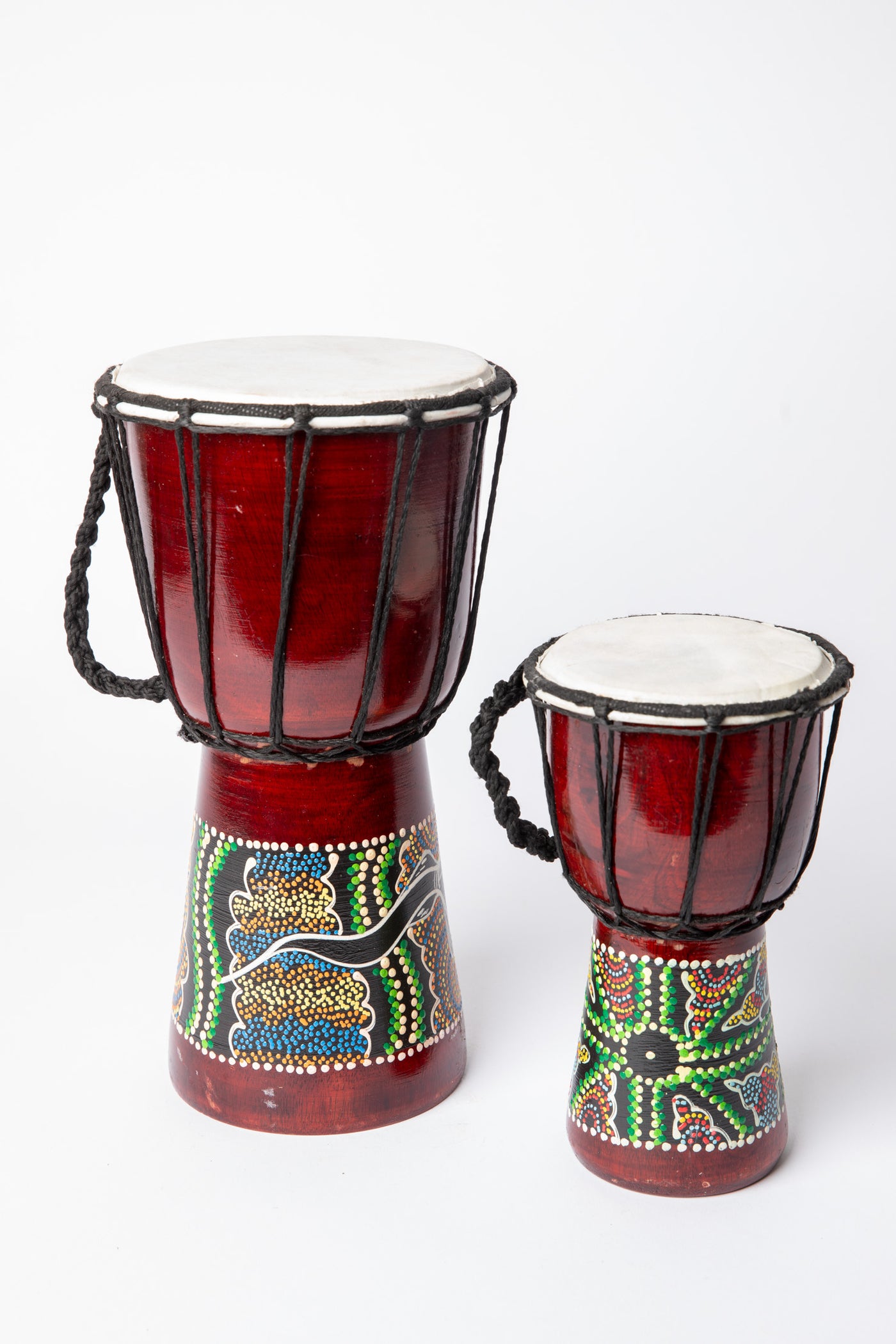 Hand Painted Djembe Toy Drum