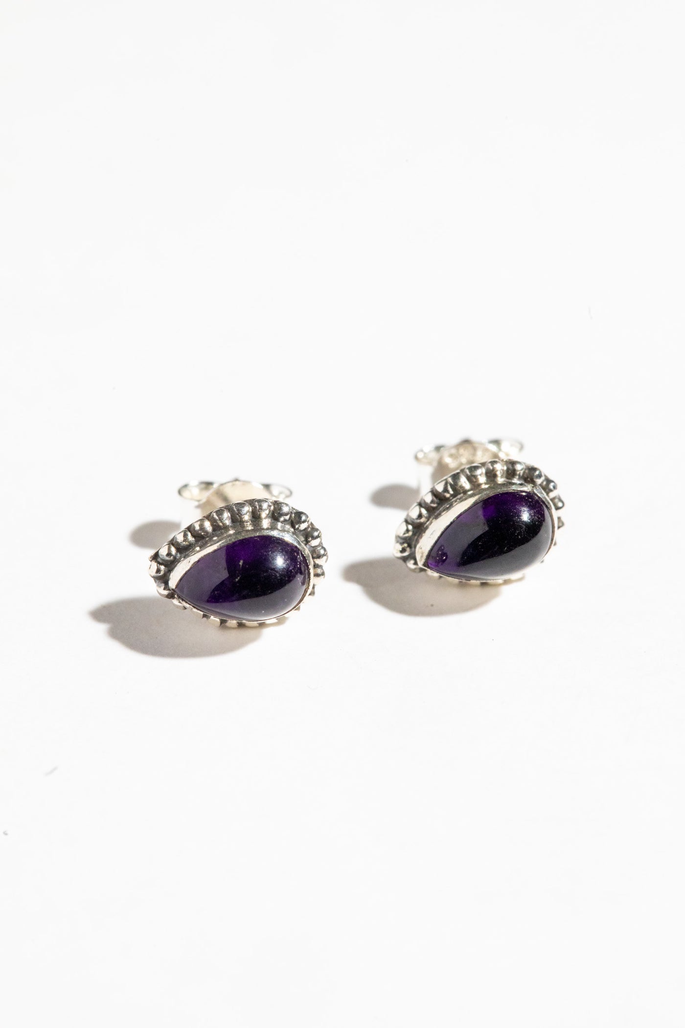 Gemstone Studs Sterling Silver