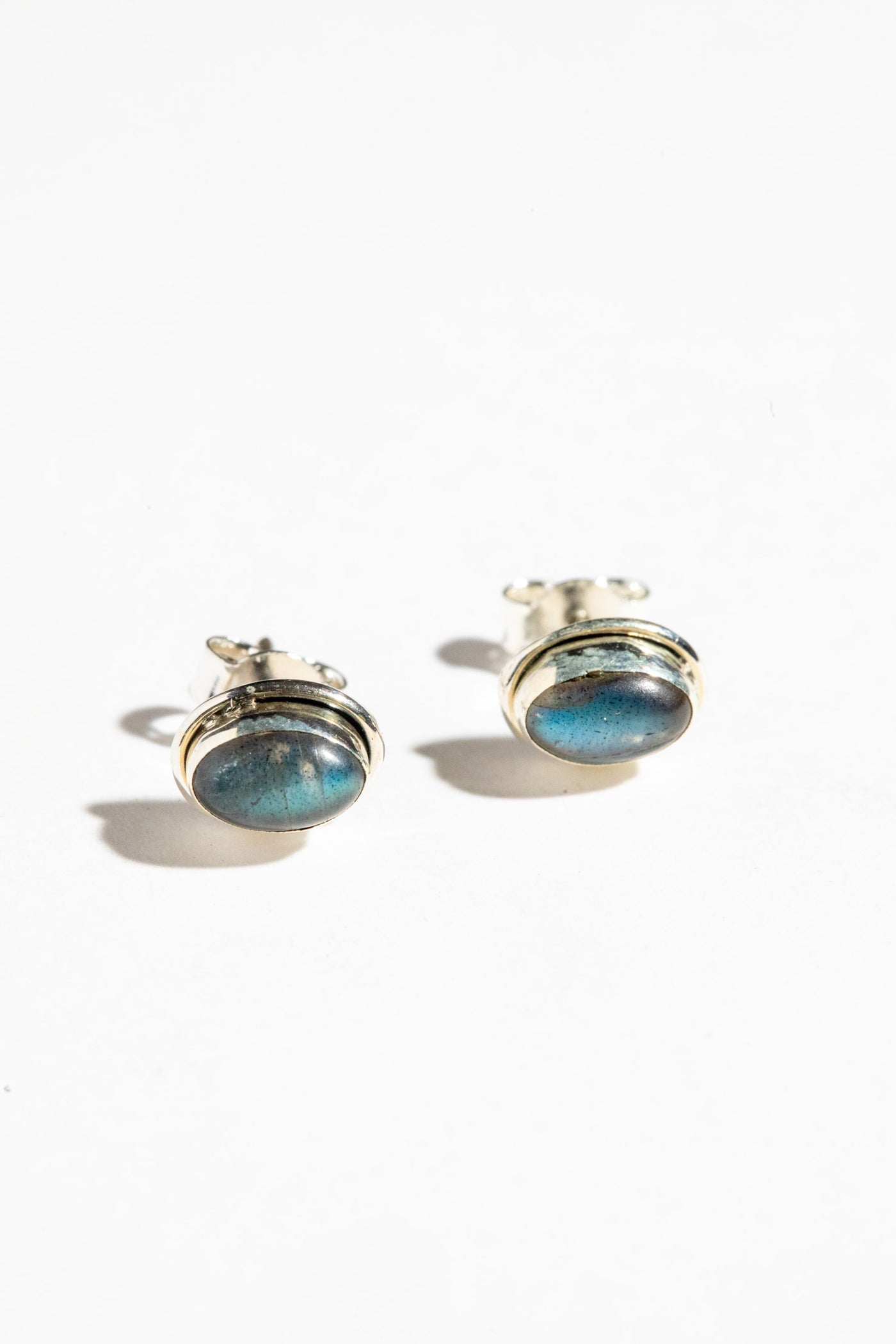 Gemstone Studs Sterling Silver