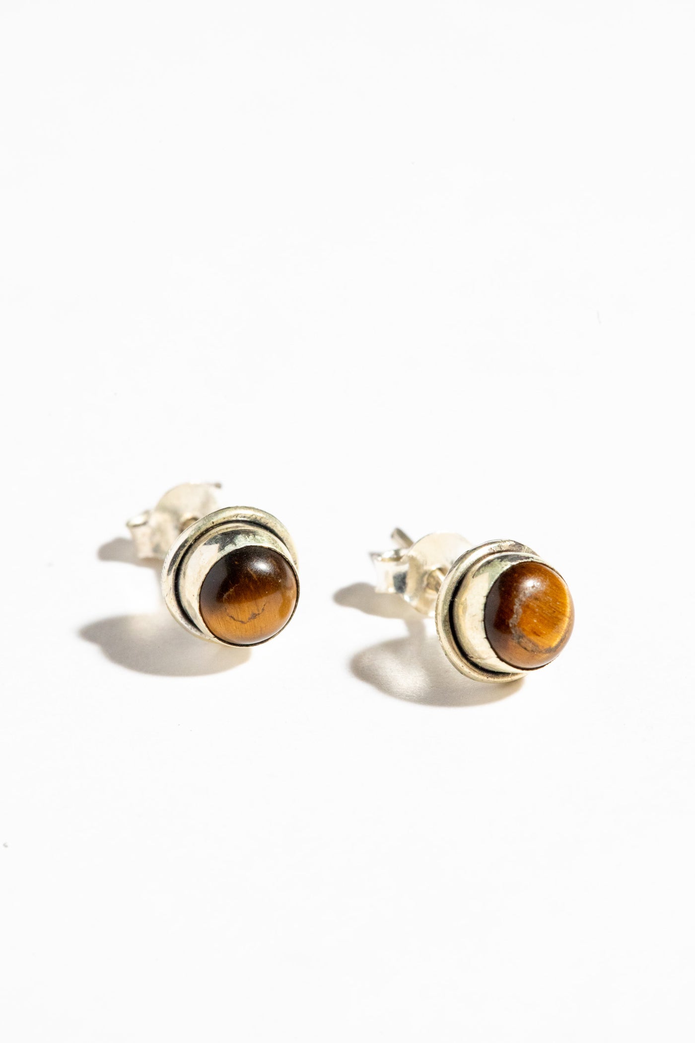 Gemstone Studs Sterling Silver