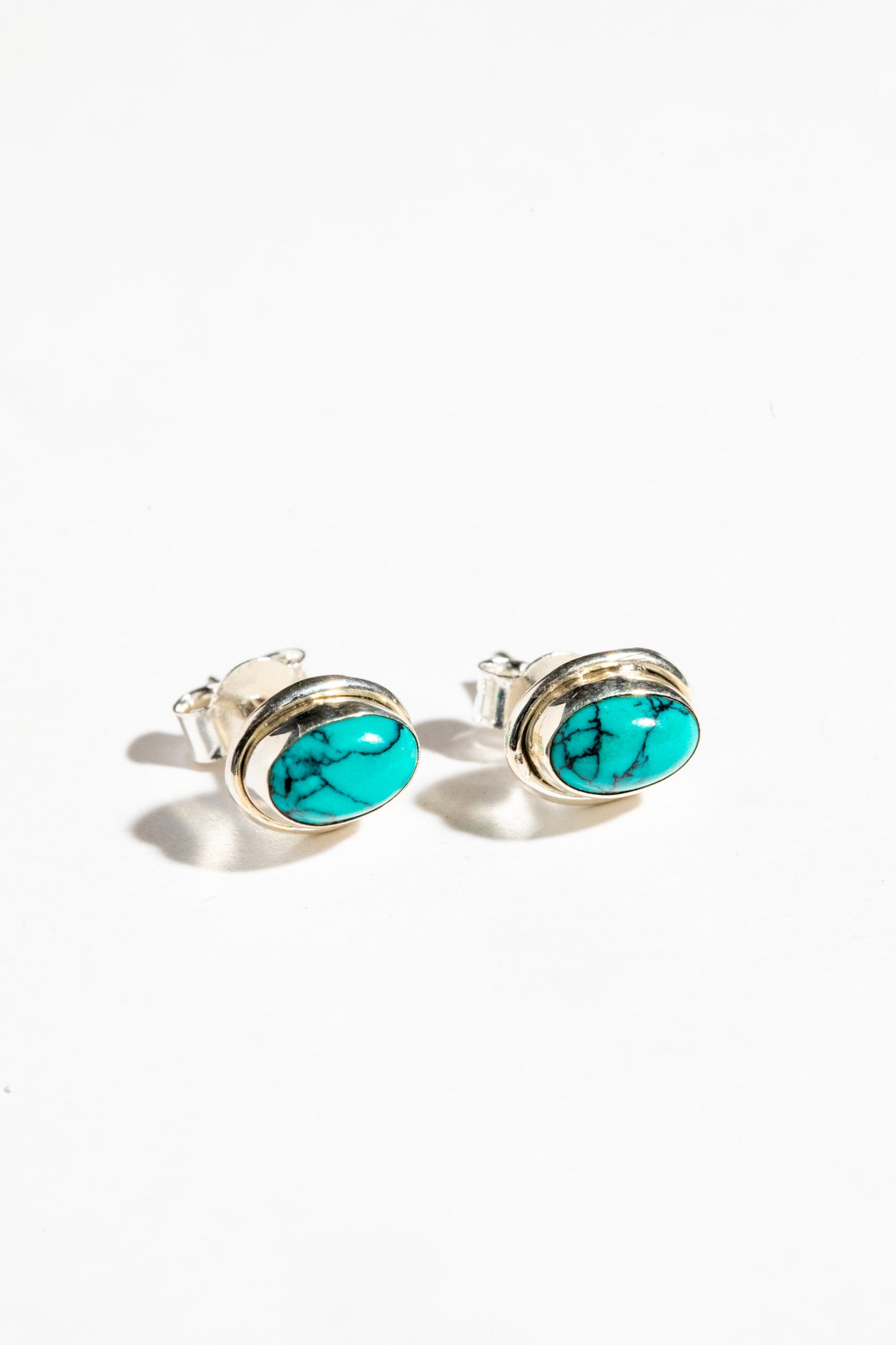 Gemstone Studs Sterling Silver