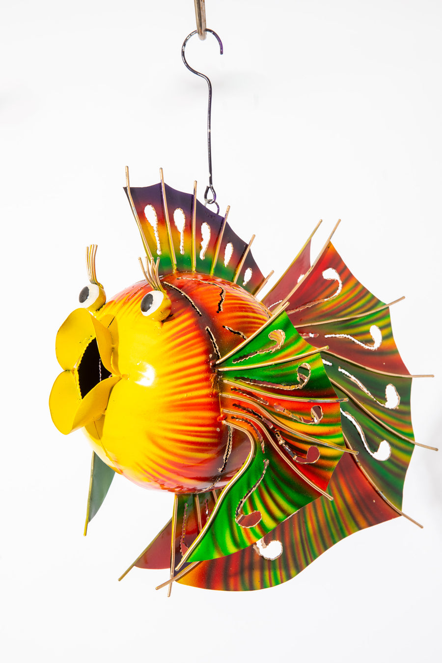 Sunfish Painted Tin Fish Lantern