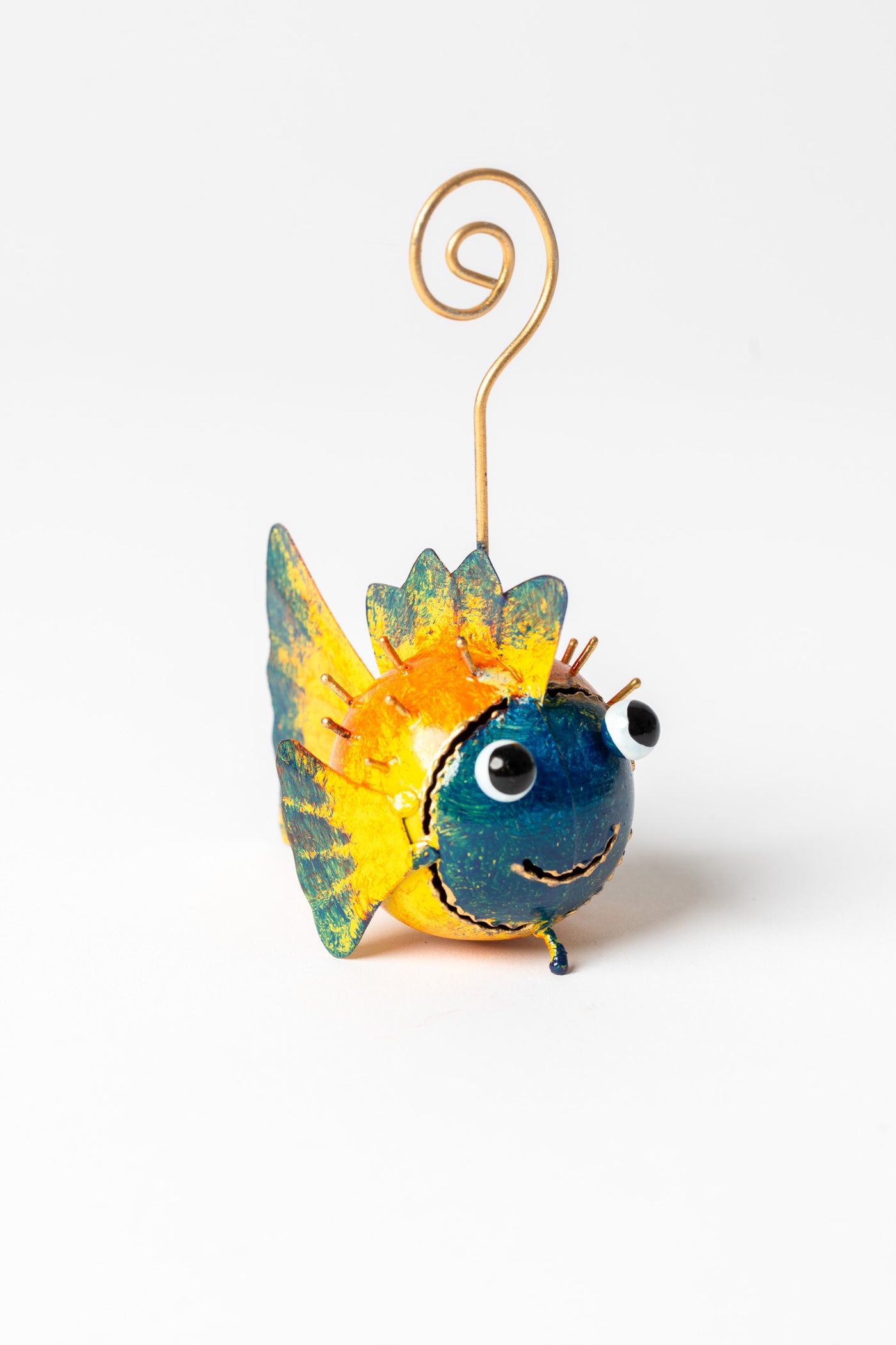 Painted Tin Animal Card Holder