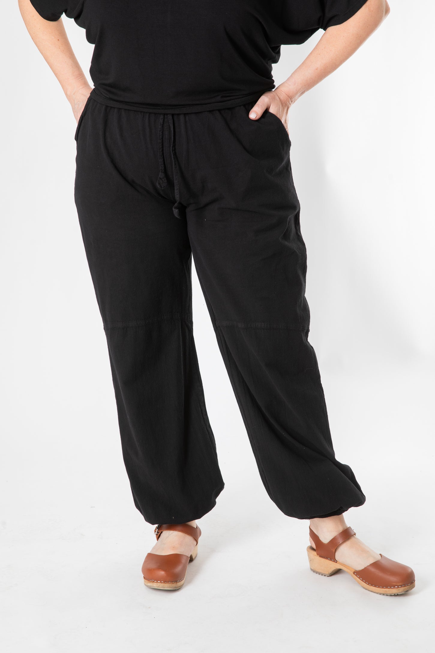 TULIO Fashion | Della Pants - Black | 100% Cotton