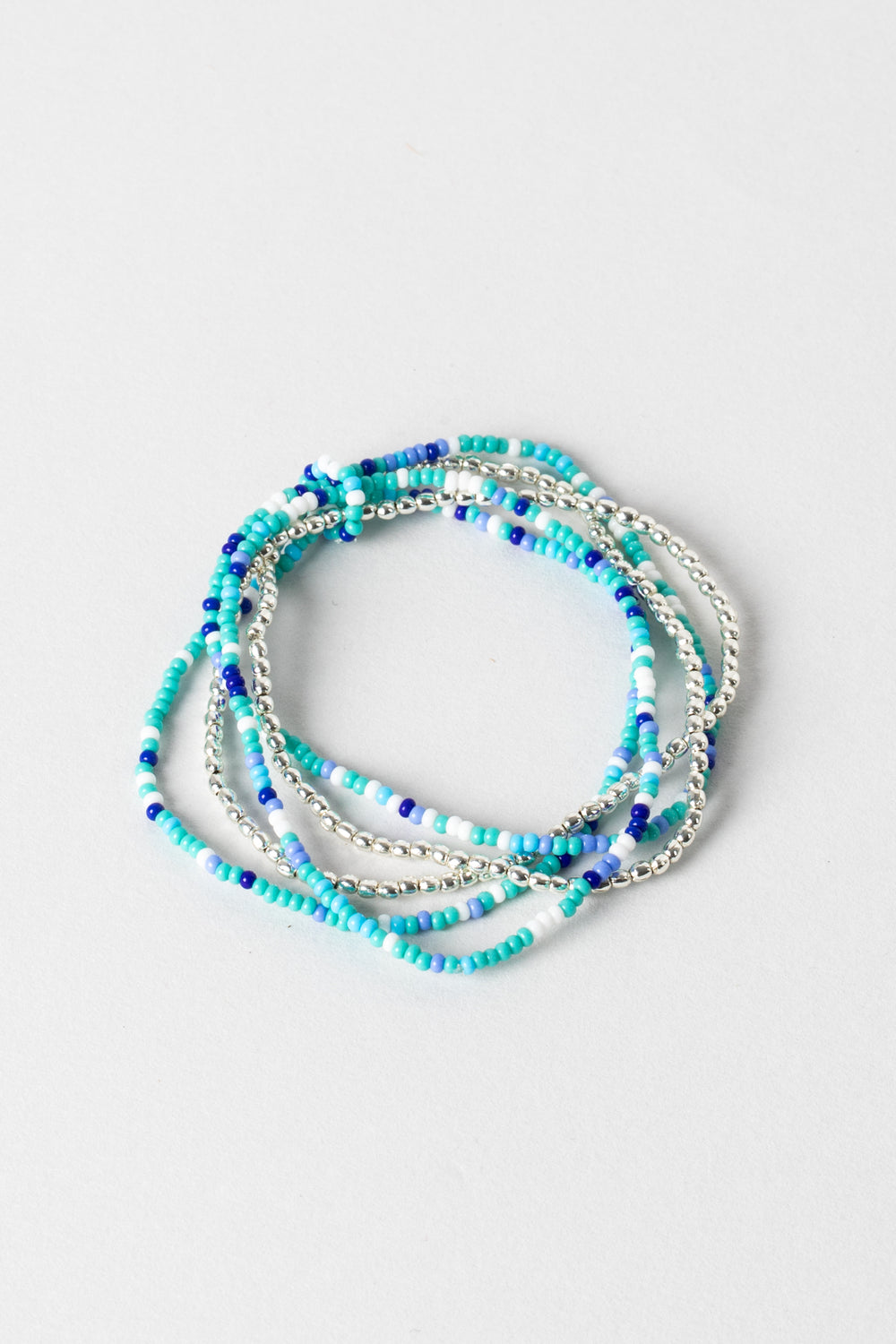 Manori Beaded Stretch Bracelet · Mexicali Blues 8534