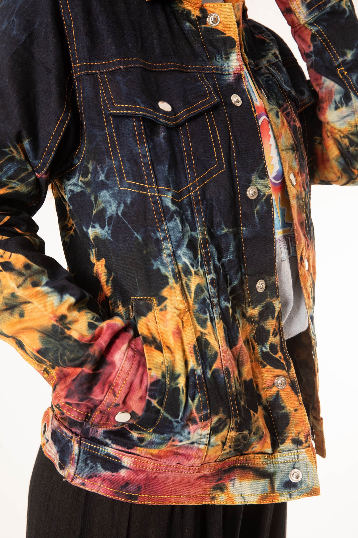 Mens tie best sale dye jacket